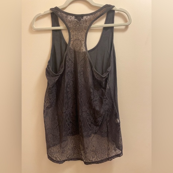 Express Gray Racerback Tank - Picture 3 of 3